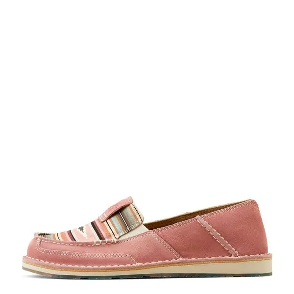 Ariat Ladies Cruiser Azalea Suede Baby Pink Serape