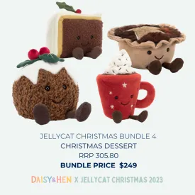 JELLYCAT Christmas Dessert Bundle