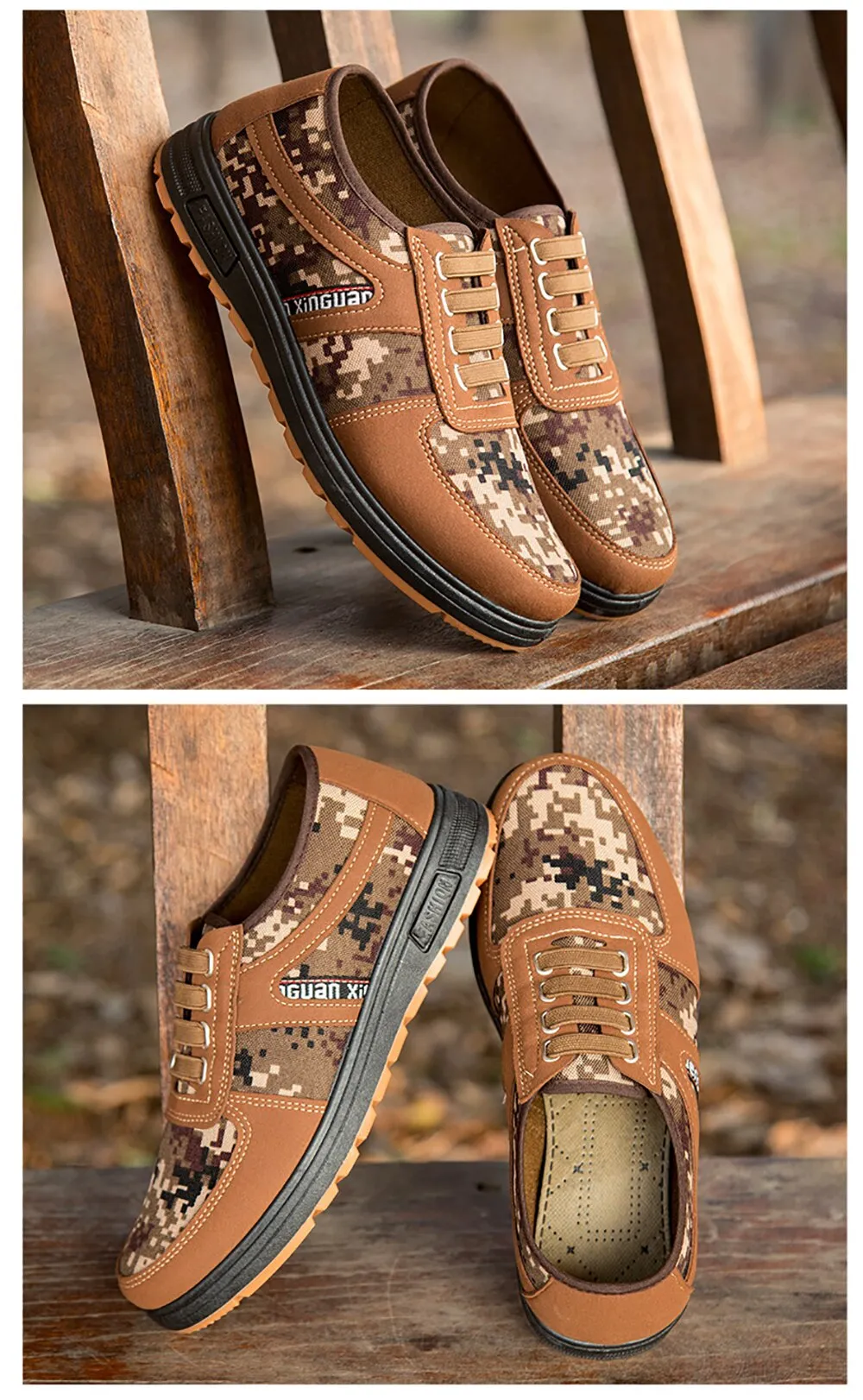 Men Casual Comfortable Lightweight Breathable Canvas