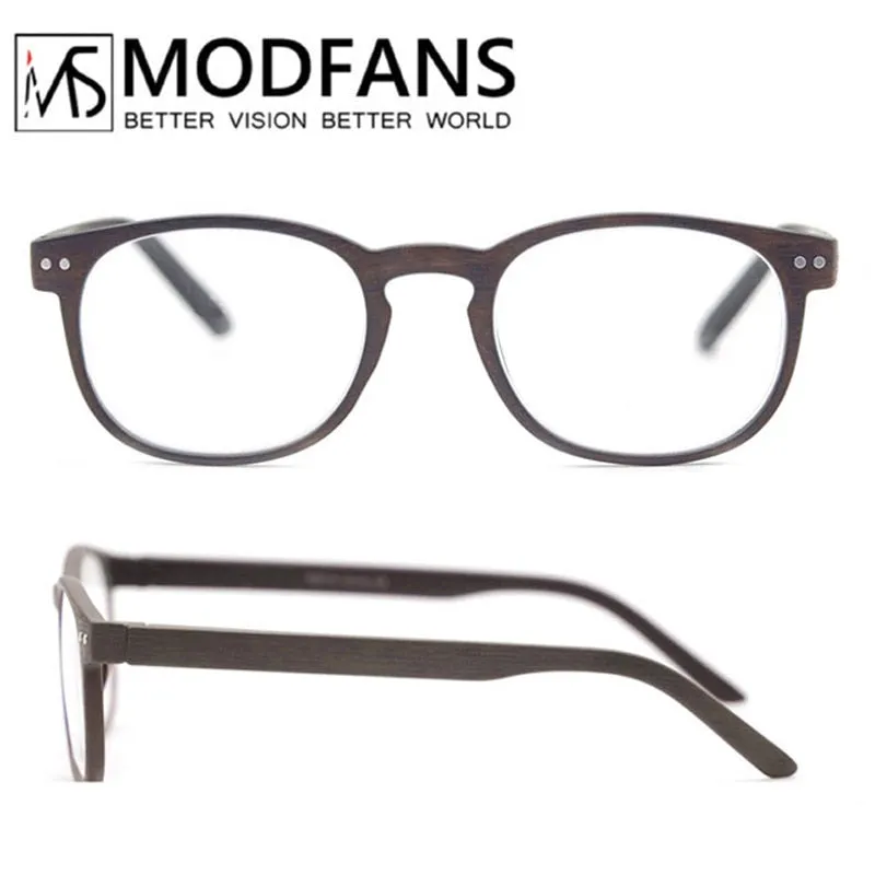 Modfans Unisex Full Rim Round Polycarbonate Reading Glasses R062
