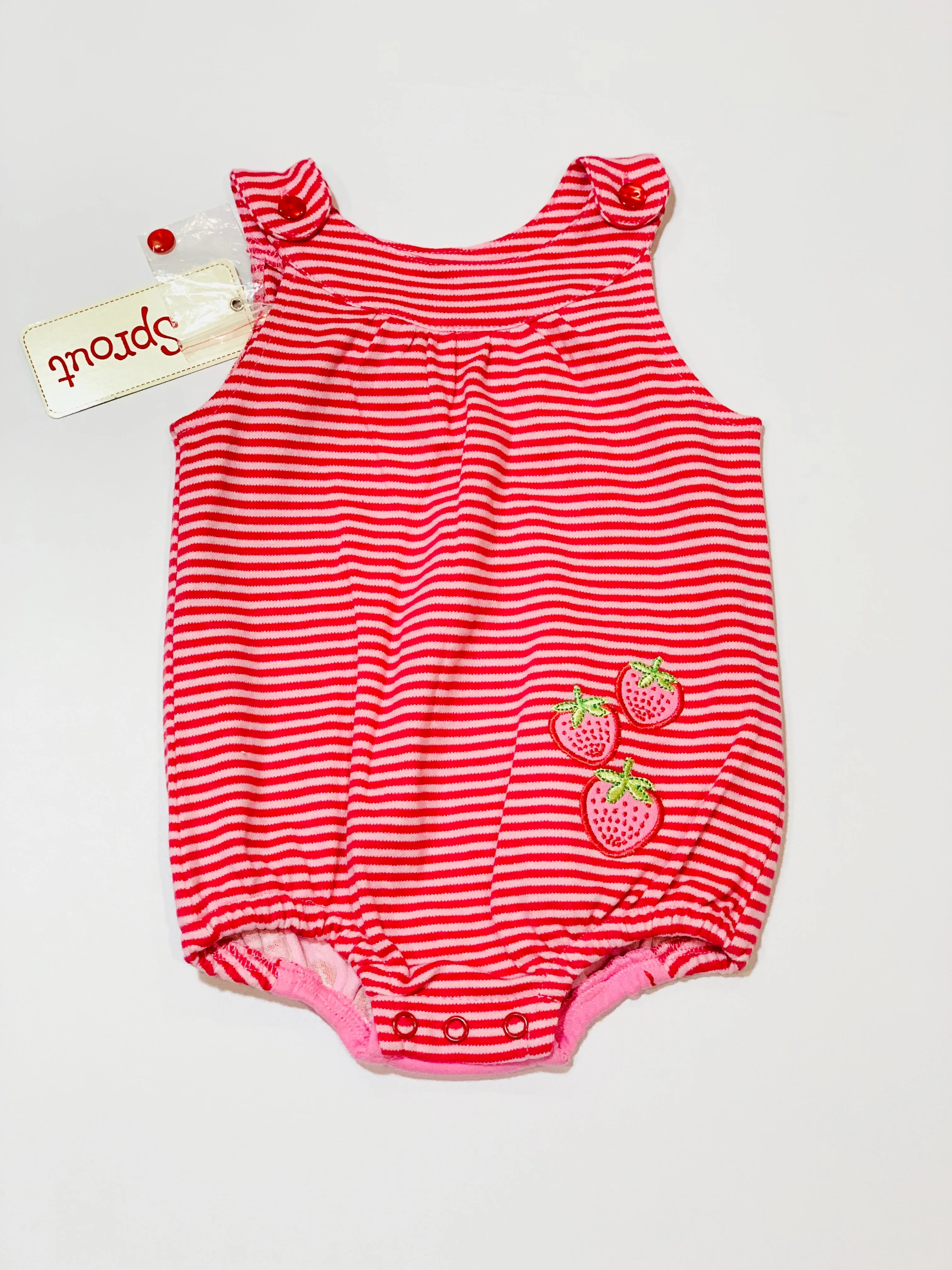 Strawberries romper brand new - Size 000